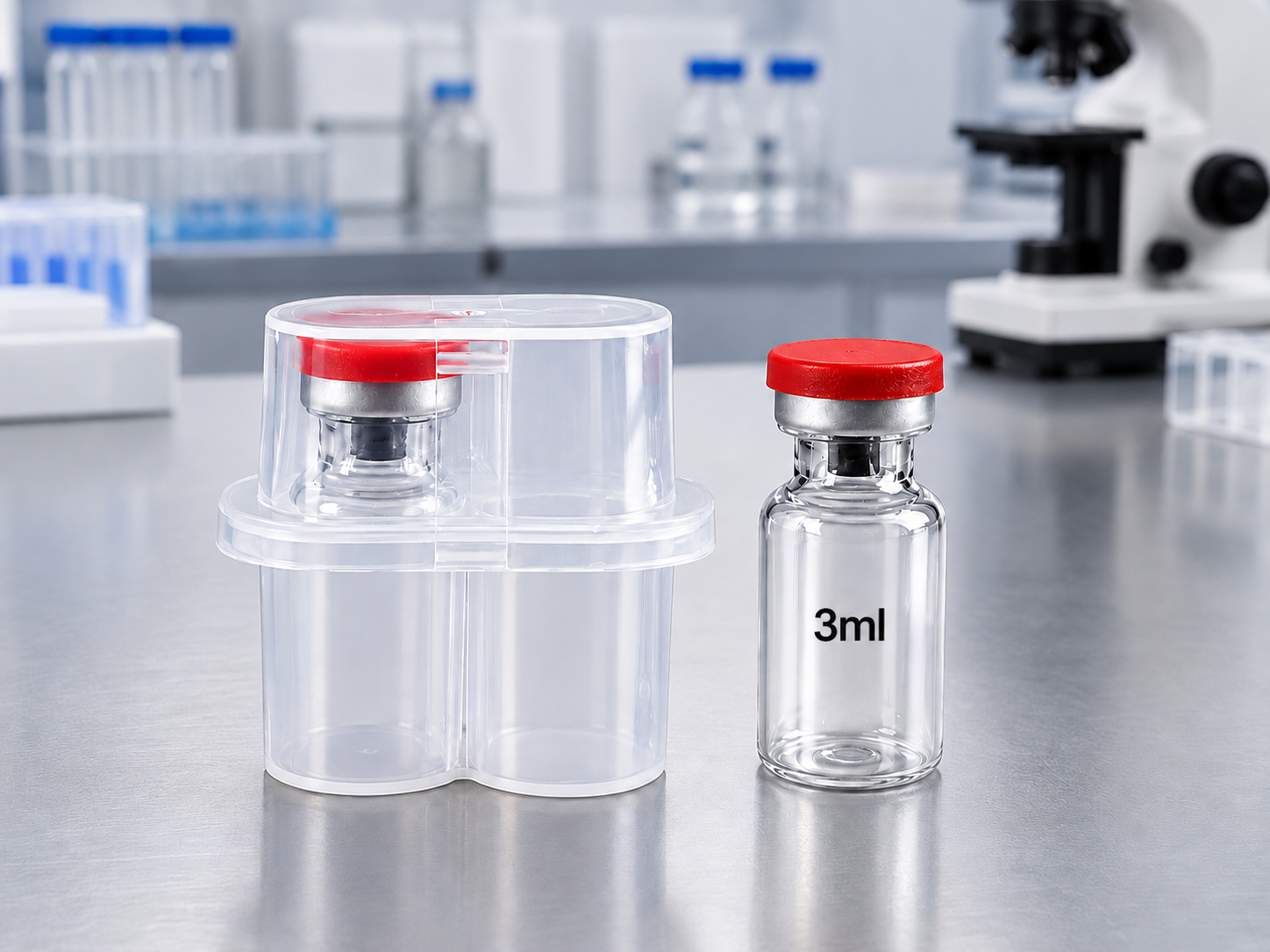 2-Slot 3mL Vial Storage Case
